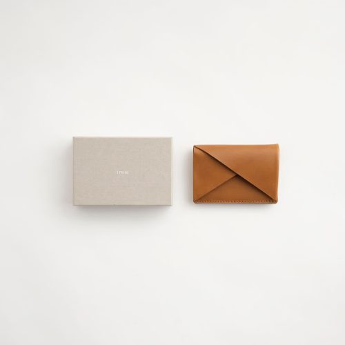 Slant Card Case - Brown - Gessato Design Store