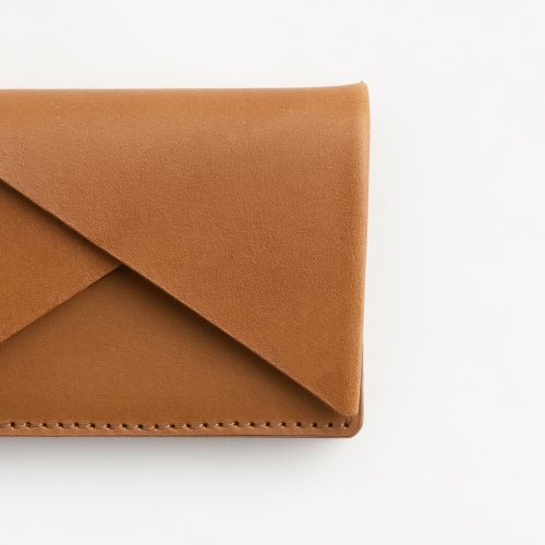 Slant Card Case - Brown - Gessato Design Store