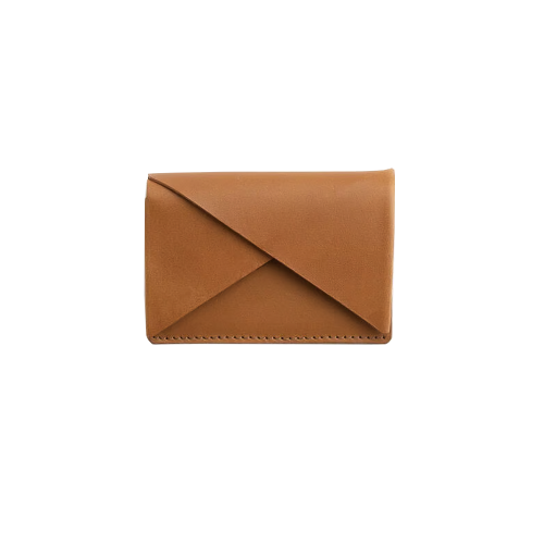 Slant Card Case - Brown - Gessato Design Store