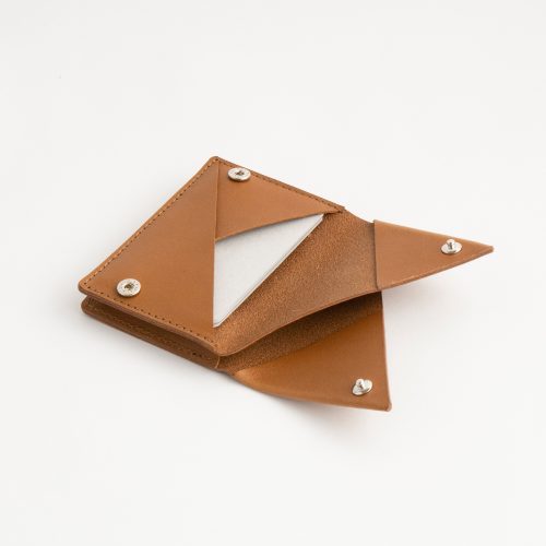 Slant Card Case - Brown - Gessato Design Store