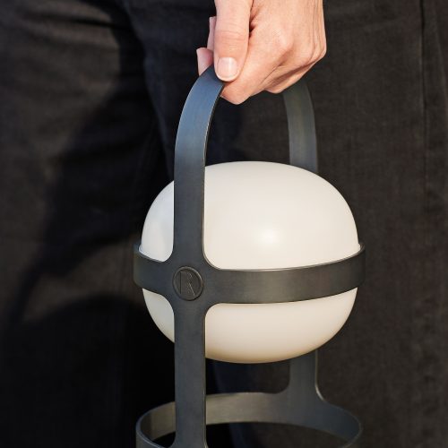 Soft Spot Solar Lantern, Black - Gessato Design Store