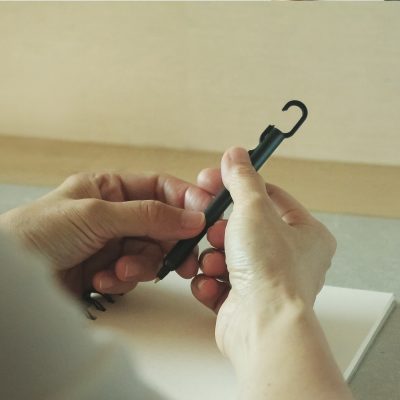 HANG-ON Ballpoint Pen, Black - Gessato Design Store