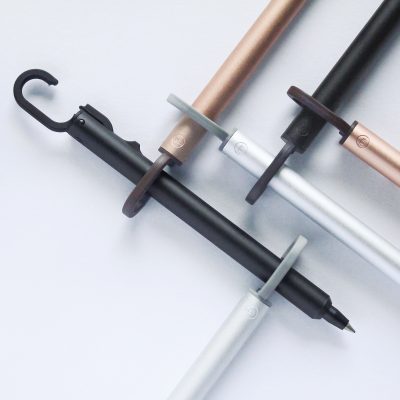 HANG-ON Ballpoint Pen, Black - Gessato Design Store