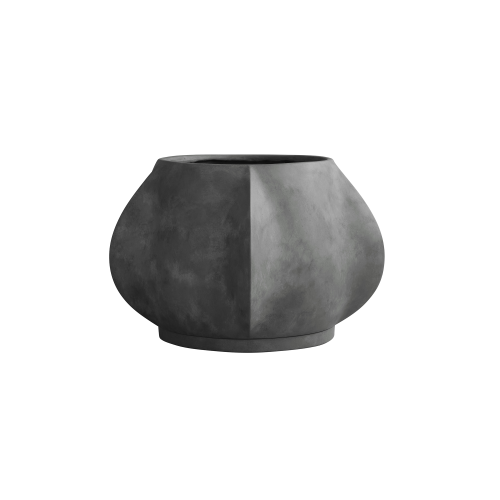 Arket Plant Pot, Dark Gray - Gessato Design Store