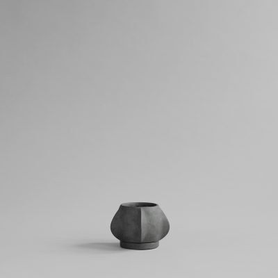Arket Plant Pot, Dark Gray - Gessato Design Store