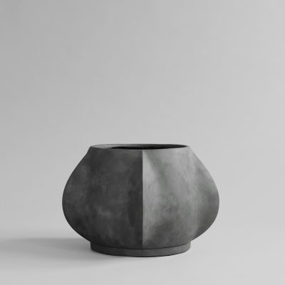 Arket Plant Pot, Dark Gray - Gessato Design Store