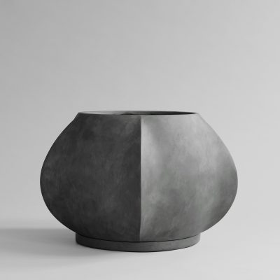 Arket Plant Pot, Dark Gray - Gessato Design Store