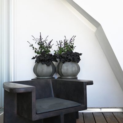 Arket Plant Pot, Dark Gray - Gessato Design Store