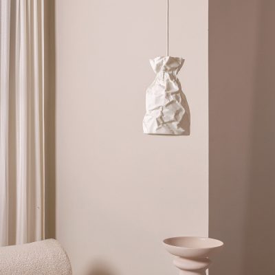 Crinkle Paper Pendant Lamp - Gessato Design Store
