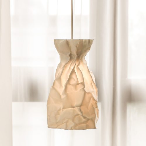 Crinkle Paper Pendant Lamp - Gessato Design Store