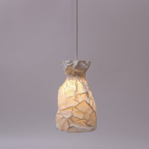 Crinkle Paper Pendant Lamp - Gessato Design Store