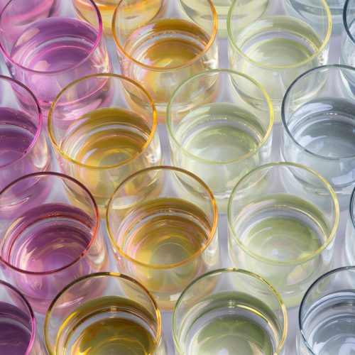 Iride Tumbler Glasses, Set of 6 - Gessato Design Store