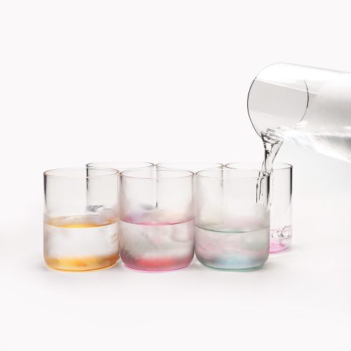 Iride Tumbler Glasses, Set of 6 - Gessato Design Store