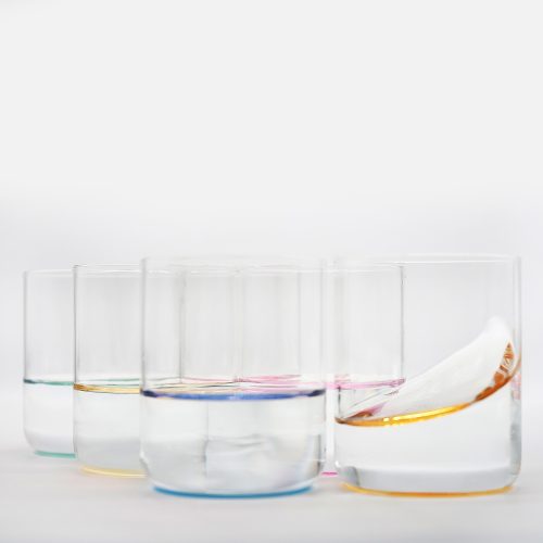 Iride Tumbler Glasses, Set of 6 - Gessato Design Store