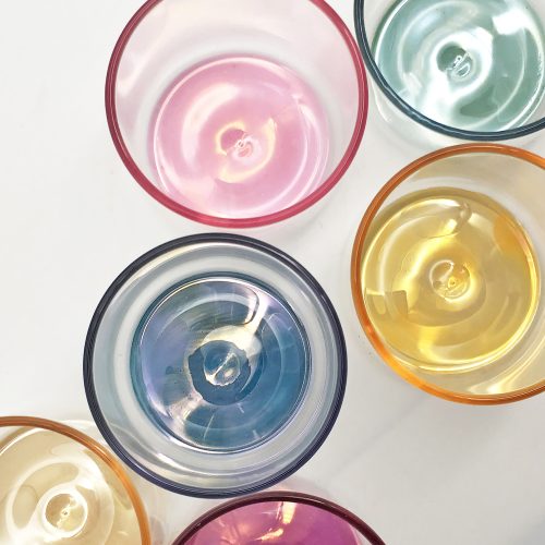 Iride Tumbler Glasses, Set of 6 - Gessato Design Store