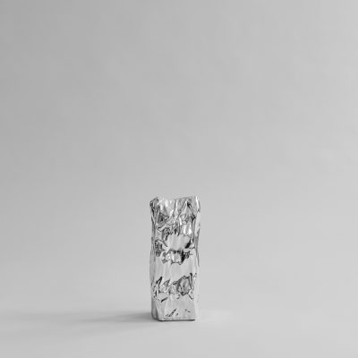 Kami Vase, Chrome - Gessato Design Store