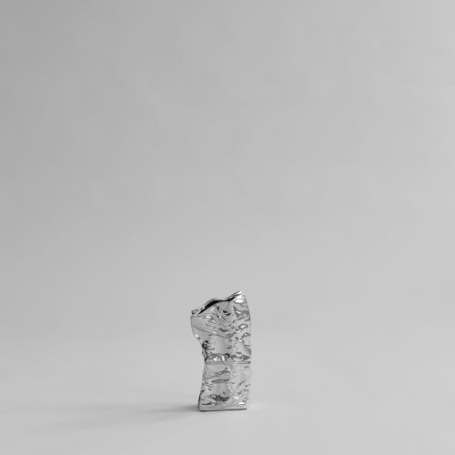 Kami Vase, Chrome - Gessato Design Store