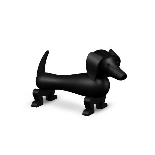 Kay Bojesen Dog, Dark Stained Oak - Gessato Design Store