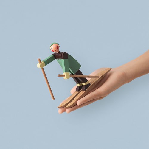 Kay Bojesen The Skier Figurine, Datti - Gessato Design Store