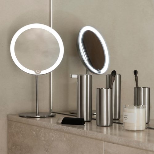 Modo Bathroom Tumbler, Stainless Steel - Gessato Design Store