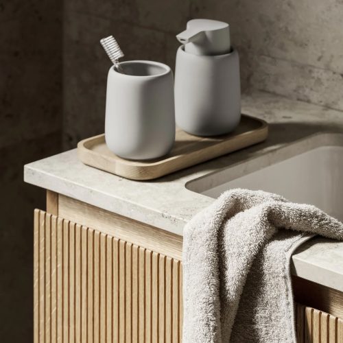 Oku Oak Rectangular Tray, Natural - Gessato Design Store