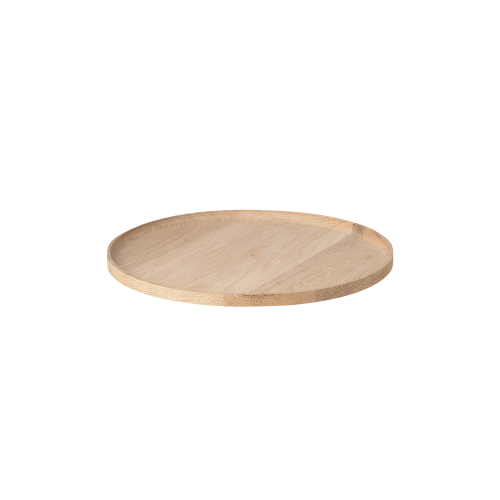 Oku Oak Round Tray, Natural - Gessato Design Store