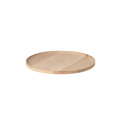 Oku Oak Round Tray, Natural - Gessato Design Store