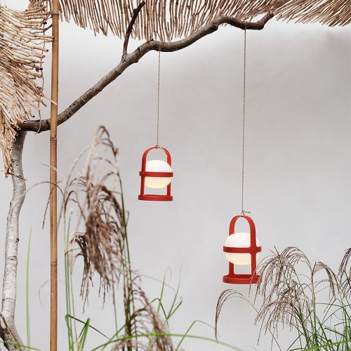 Soft Spot Solar Lantern, Terracotta - Gessato Design Store