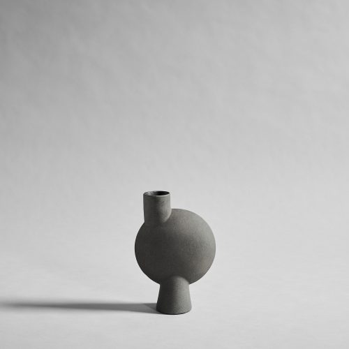 Sphere Vase Bubl - Medium h 10.2", Coffee - Gessato Design Store