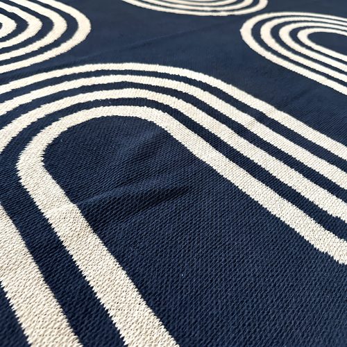 78th Street Throw in Navy Blue - Gessato Design Store