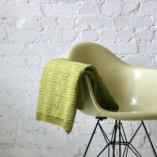 Arch Texture Throw in Green - Gessato Design Store