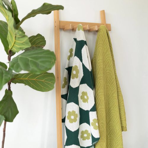 Arch Texture Throw in Green - Gessato Design Store