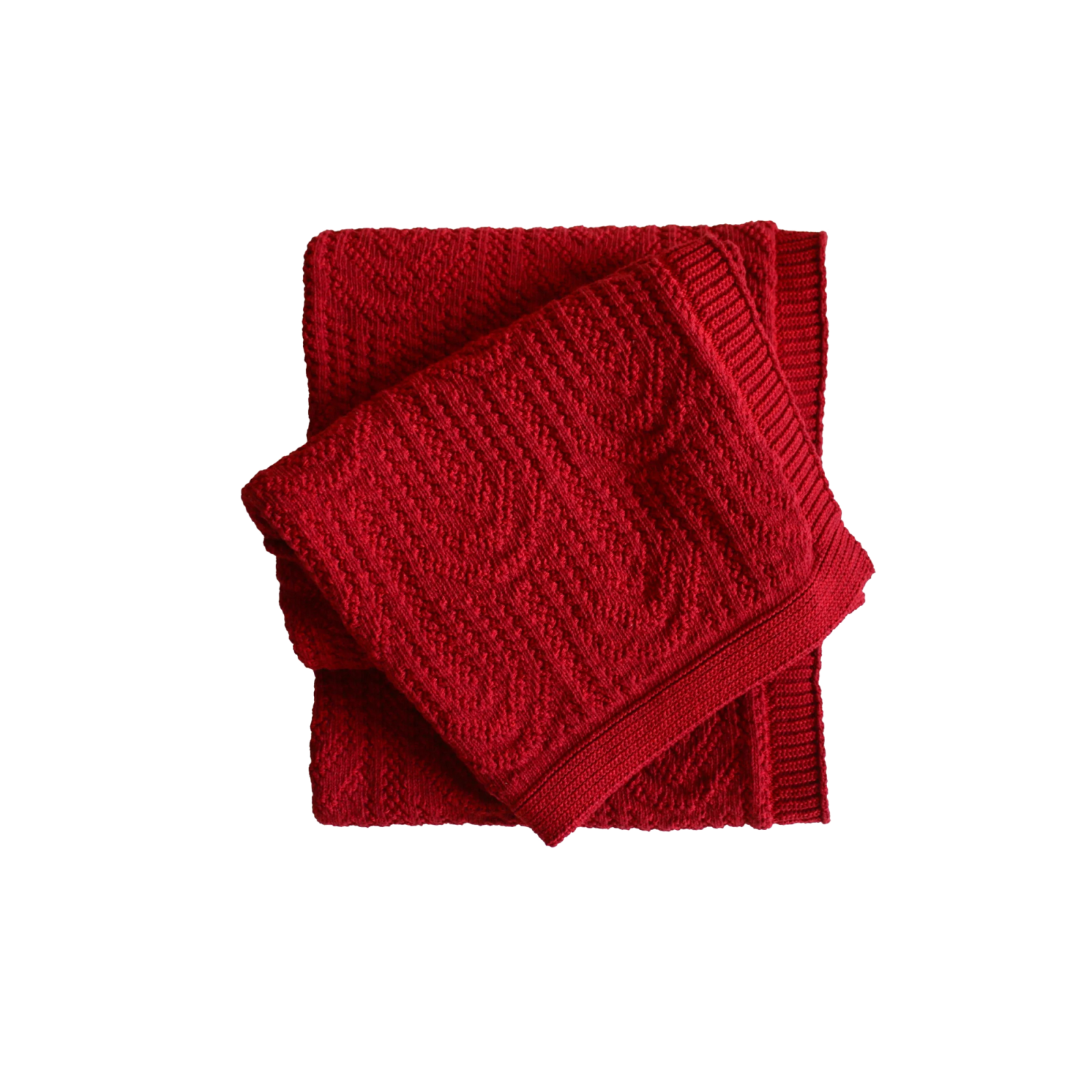 Arch Texture Throw in Red - Gessato Design Store