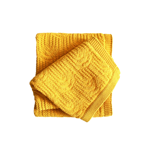 Arch Texture Throw in Sunny - Gessato Design Store