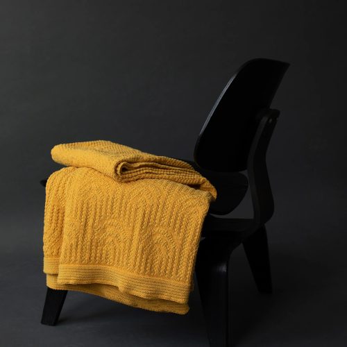 Arch Texture Throw in Sunny - Gessato Design Store