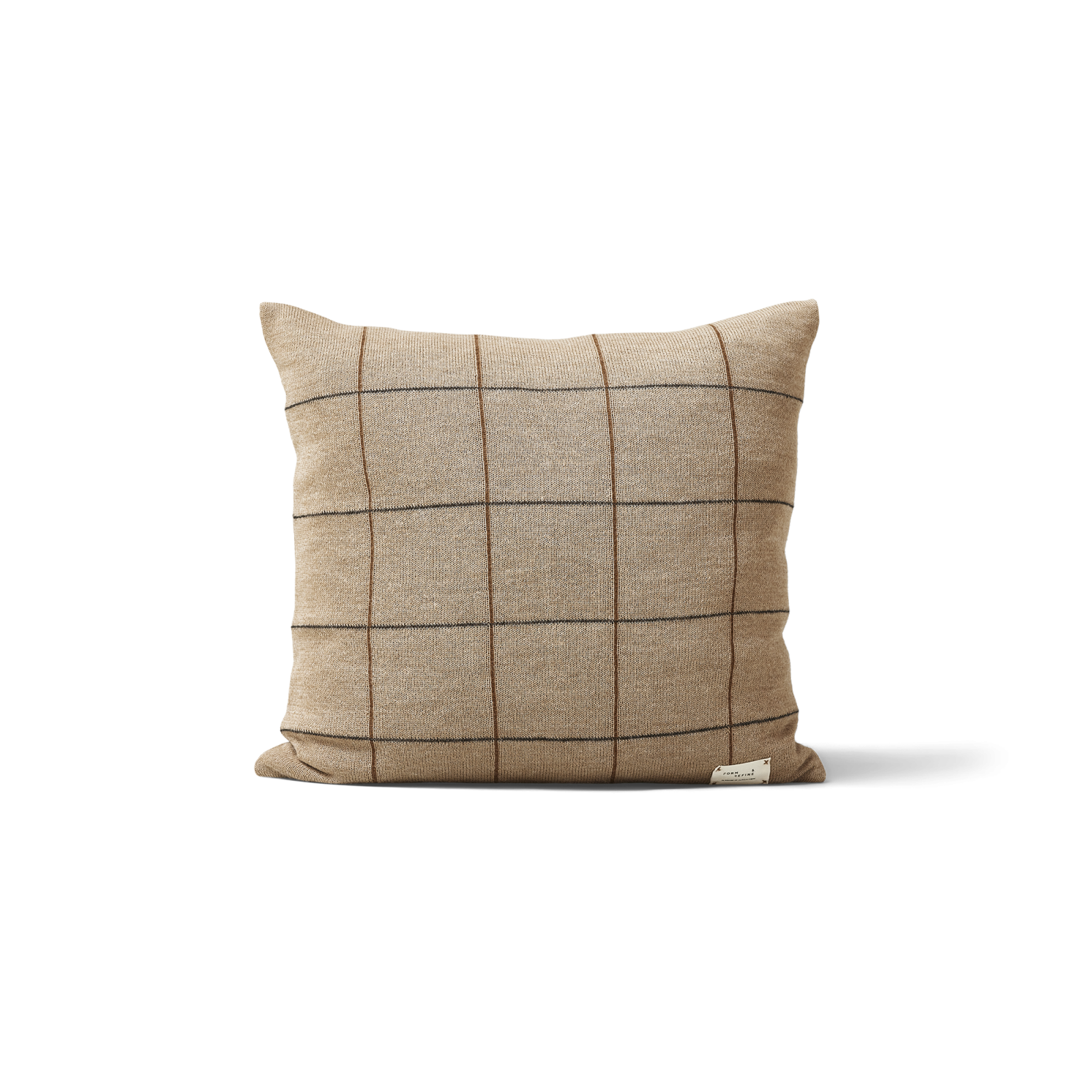 Aymara Cushion, New Square Brown - Gessato Design Store