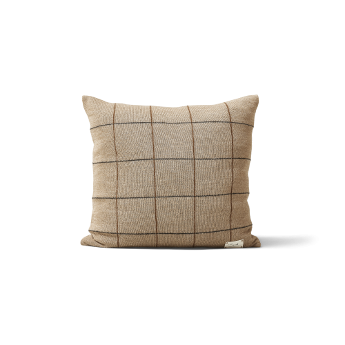 Aymara Cushion, New Square Brown - Gessato Design Store