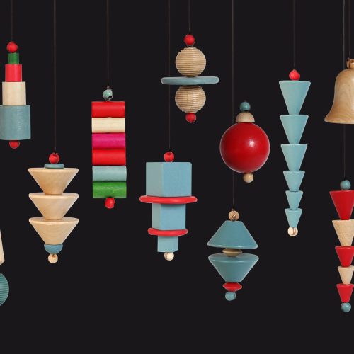 Bauhaus-era Christmas Ornaments - Gessato Design Store