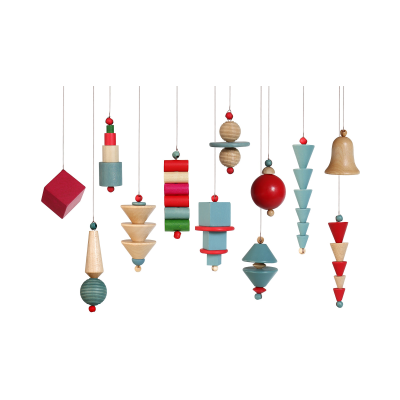 Bauhaus-era Christmas Ornaments - Gessato Design Store
