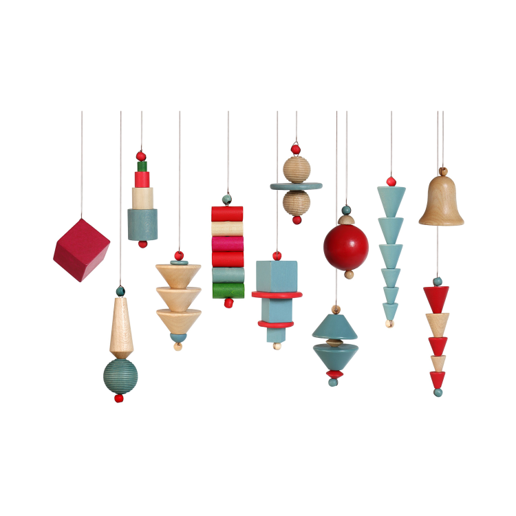 Bauhaus-era Christmas Ornaments - Gessato Design Store