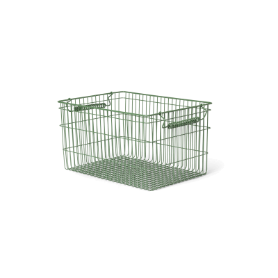 Cala Stackable Wire Baskets -Set of 2 - Gessato Design Store