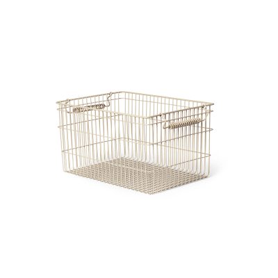 Cala Stackable Wire Baskets -Set of 2 - Gessato Design Store