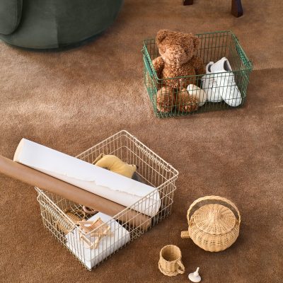 Cala Stackable Wire Baskets -Set of 2 - Gessato Design Store