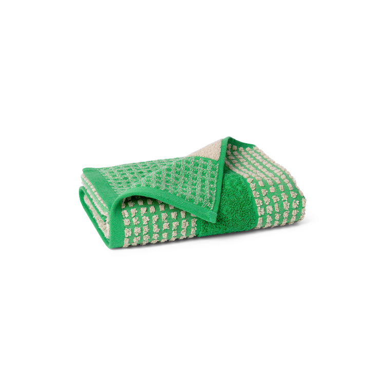 Check Towels, Green
