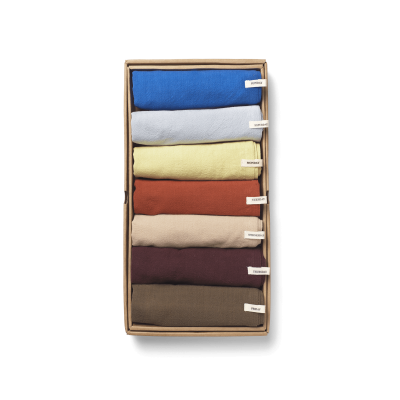 Day Tea Towel Set of 7 - Gessato Design Store