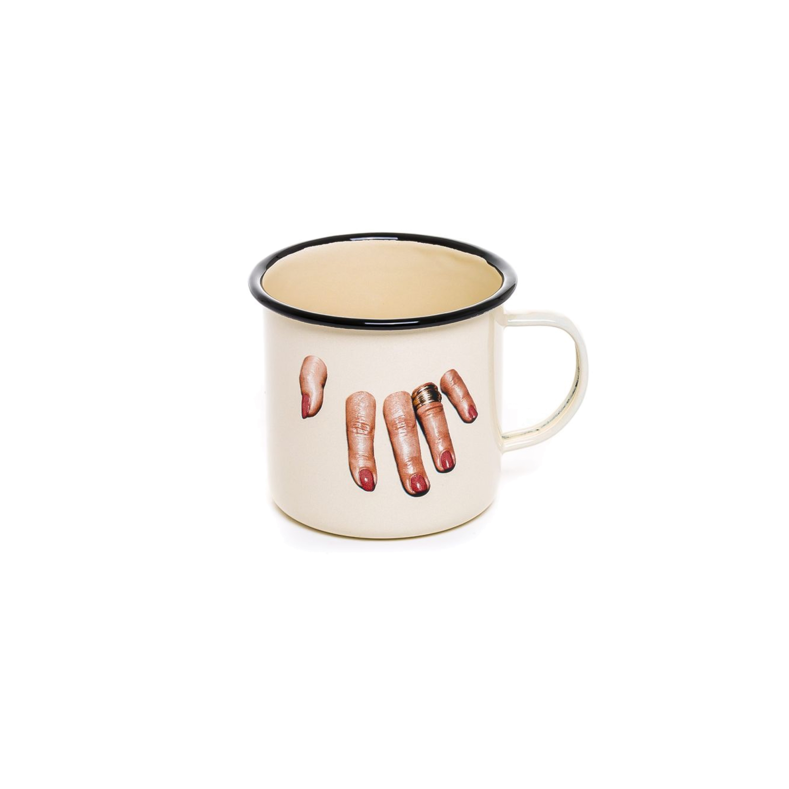 Toiletpaper - Enamel Mug, Fingers - Gessato Design Store