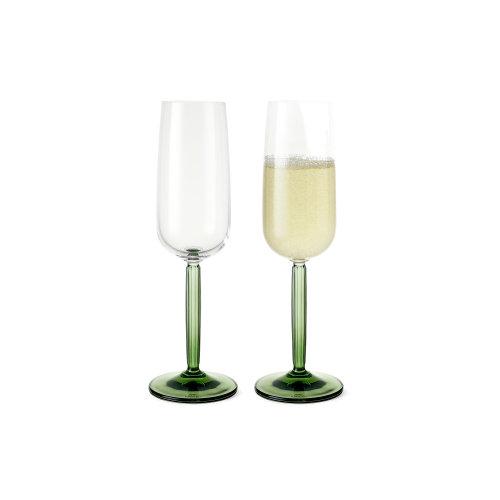 Hammershøi Champagne Glass, Set of 2 - Gessato Design Store