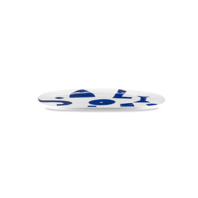 Itsumo Oval Serving Plate Yunoki Ware