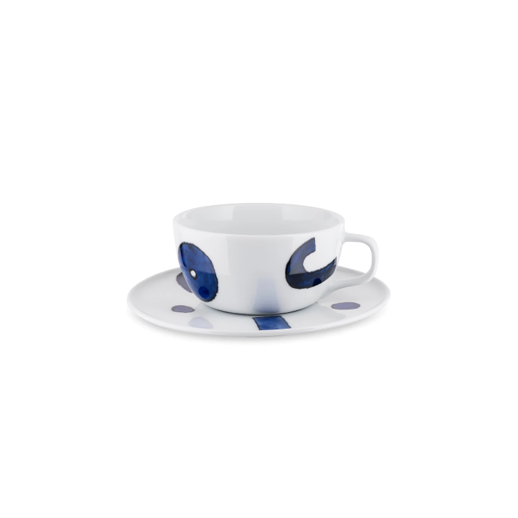 Itsumo Tea Cup and Saucer Yunoki Ware, Set of 4