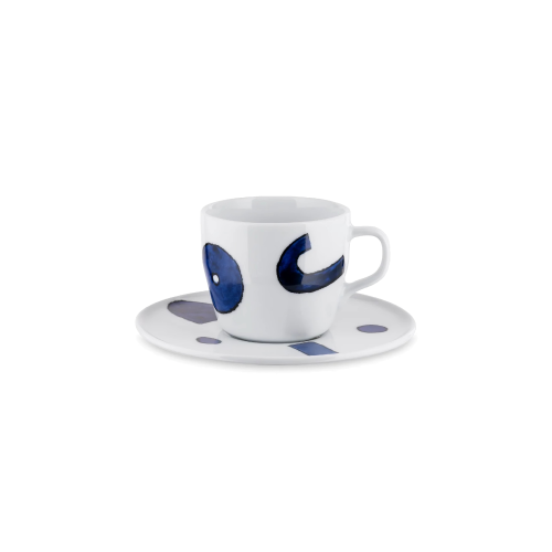 Itsumo Yunoki ware Esspresso Cup with Saucer, Set of 4 - Gessato Design Store